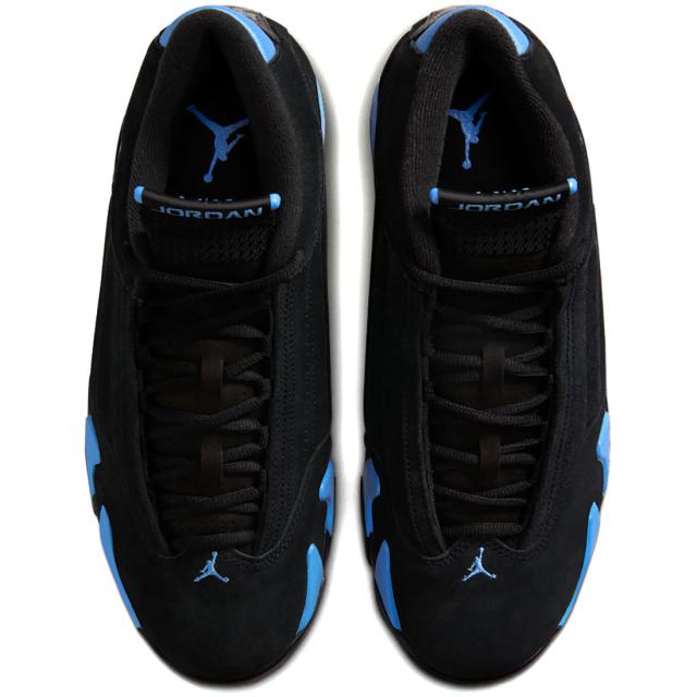 [ナイキ] エア ジョーダン 14 レトロ [AIR JORDAN 14 RETRO "Black/University Blue"] ブラック/ユニバーシティブルー/シルバー/ホワイト 487471-007_3
