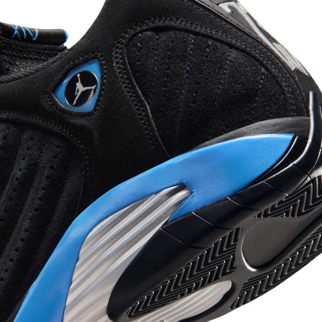 [ナイキ] エア ジョーダン 14 レトロ [AIR JORDAN 14 RETRO "Black/University Blue"] ブラック/ユニバーシティブルー/シルバー/ホワイト 487471-007_7
