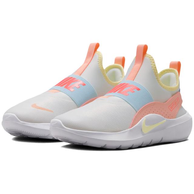 [ナイキ] フレックス ランナー 4 [J FLEX RUNNER 4] サミットホワイト/アークティックオレンジ/ホットラバ/ライフライム IF2893-105