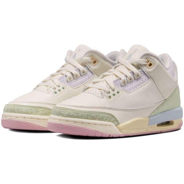 [ナイキ] ジョーダン 3 レトロ OG GS [W JORDAN 3 RETRO OG GS] セイル/ジェイドオーラ/アイリスウィスパー/オーラ IF4758-100