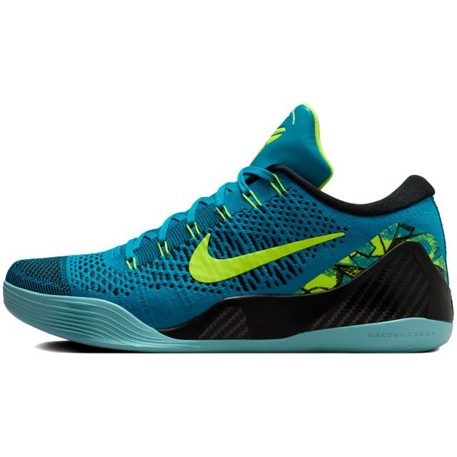 [ナイキ] コービー 9 エリート ロー プロトロ [KOBE 9 ELITE LOW PROTRO] ネオターコイズ/ボルト IO3673-400_1