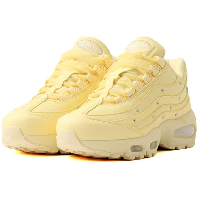 [ナイキ] エア マックス 95 [W AIR MAX 95 "Big Bubble"] ソフトイエロー/アラバスター/メタリックシルバー IQ3444-722