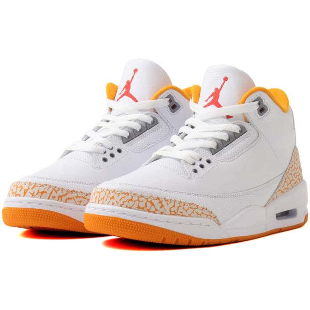 [ナイキ] エア ジョーダン 3 [W AIR JORDAN 3 "Off Noir"] ホワイト/セメントグレー/ファイヤーレッド/マルチカラー CK9246-101 26,924円