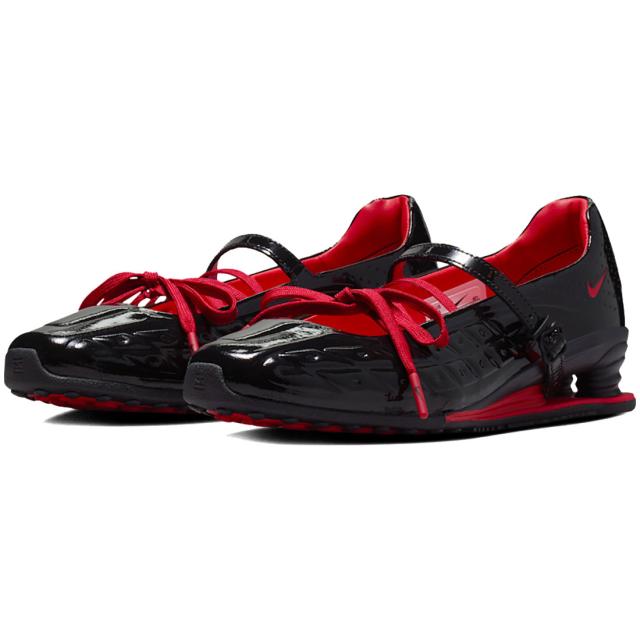 [ナイキ] ショックス Z カリストラ X ラベルフッド [W SHOX Z CALLISTRA X LABELHOOD] ブラック/ユニバーシティレッド IW7881-001