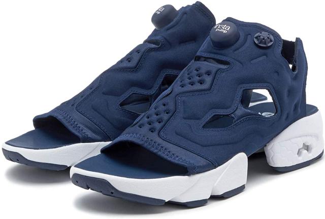 [リーボック] インスタポンプフューリーサンダル  [INSTAPUMPFURY SANDAL] カレッジネイビー/ホワイト/シルバーメタリック DV9698 日本国内正規品