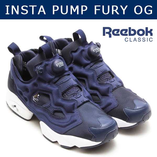 正規品 Reebok リーボック ポンプフューリー INSTAPUMP FURY OG ネイビー/ホワイト V65752｜au PAY マーケット