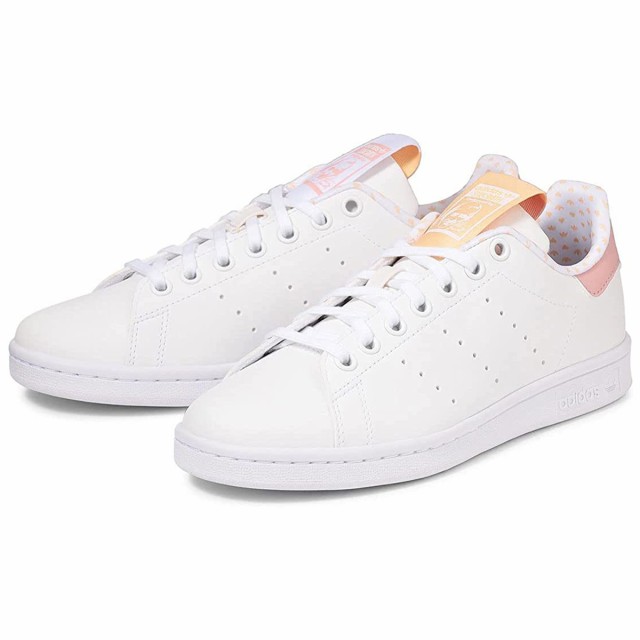 [アディダス]スタンスミス J [W STAN SMITH J] フットウェアホワイト/ピンク/オレンジ GX0554 日本国内正規品 ｜au PAY  マーケット