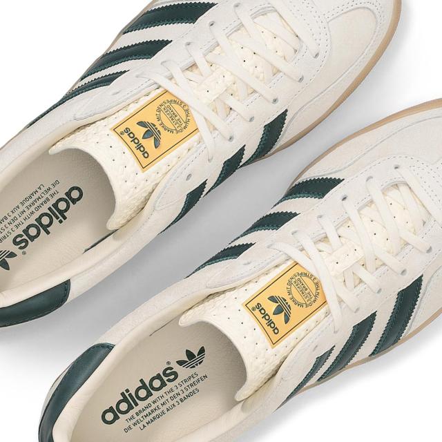 アディダス] ガゼル インドア [GAZELLE INDOOR] クリーム/ネイビー 