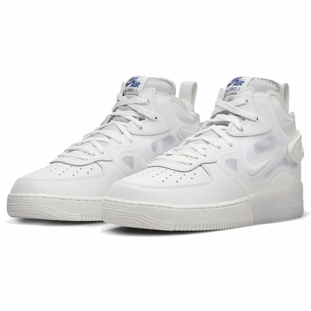 [ナイキ] エア フォース 1 MID リアクト [Air Force 1 Mid React] サミットホワイト/グレーフォグ/ベアリーグレープ/サミットホワイト  Dの通販は
