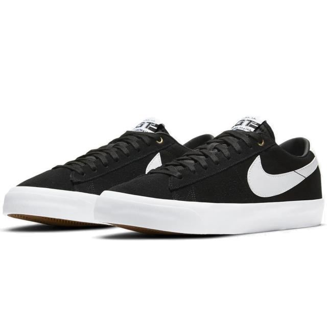 [ナイキ] SB ズーム ブレーザー LOW プロ GT [SB ZOOM BLAZER LOW PRO GT] ブラック/ブラック/ガムライトブラウン/ホワイト DC7695-002 日本国内正規品