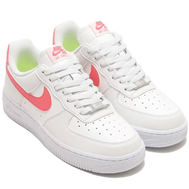ナイキ NIKE エア フォース 1 '07 NN [W AIR FORCE 1 '07 NN] サミットホワイト/シーコーラル DV3808-100 ナイキジャパン正規品