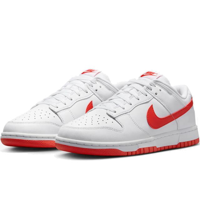 [ナイキ] ダンク LOW レトロ [DUNK LOW RETRO]  ホワイト/ピカンテレッド DV0831-103 日本国内正規品 の通販は