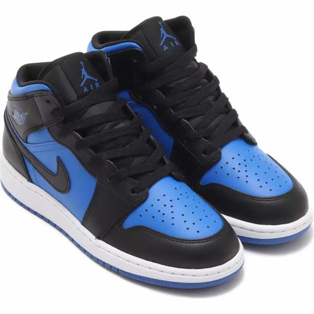 ナイキ] エア ジョーダン 1 MID [J AIR JORDAN 1 MID] ブラック ...