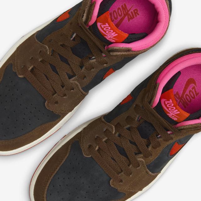 [ナイキ] エア ジョーダン 1 ズーム コンフォート 2 [W AIR JORDAN 1 ZOOM CMFT 2] カカオワオ/ブラック/ハイパーピンク/ピカンテレッド DV1305-206 ナイキジャパン正規品 ナイキ] エア ジョーダン 1 ズーム コンフォート 2 [W AIR JORDAN 1