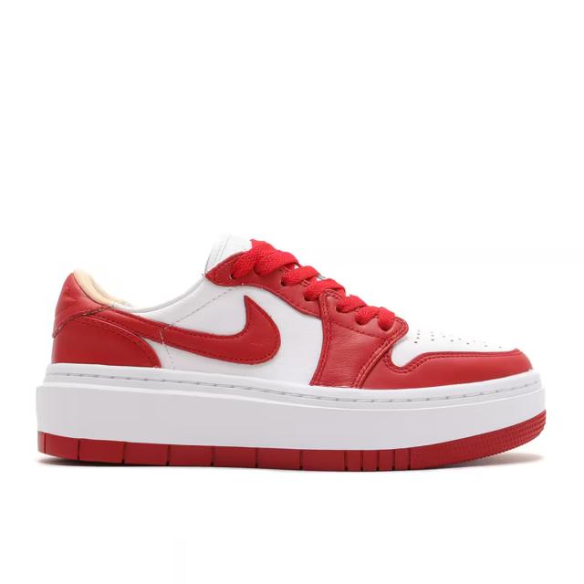 ナイキ NIKE エア ジョーダン 1 エレベート LOW [W AIR JORDAN 1 ELEVATE LOW] ホワイト/ホワイト/ファイヤーレッド DH7004-116 ナイキジャパン正規品