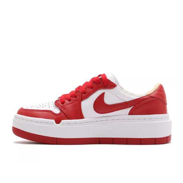 ナイキ NIKE エア ジョーダン 1 エレベート LOW [W AIR JORDAN 1 ELEVATE LOW] ホワイト/ホワイト/ファイヤーレッド DH7004-116 ナイキジャパン正規品