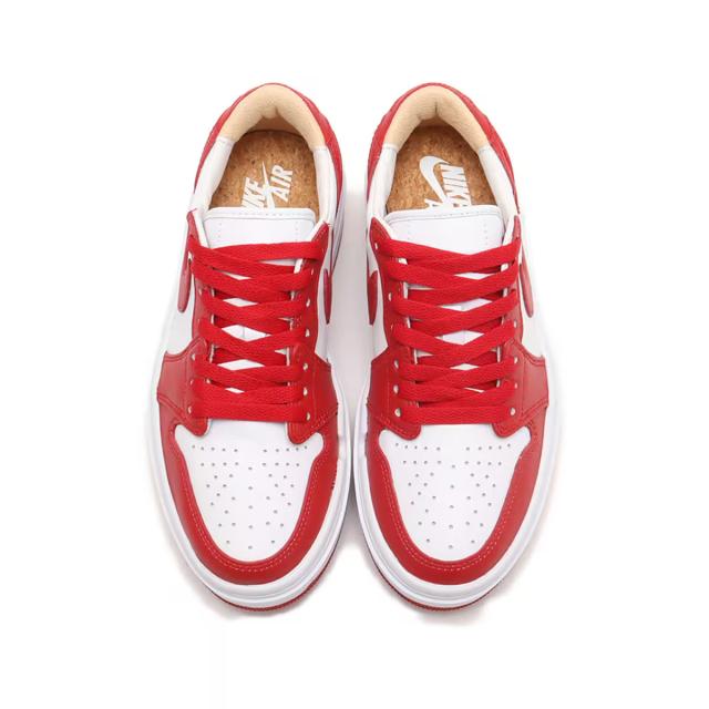 ナイキ NIKE エア ジョーダン 1 エレベート LOW [W AIR JORDAN 1 ELEVATE LOW] ホワイト/ホワイト/ファイヤーレッド DH7004-116 ナイキジャパン正規品 ナイキ NIKE エア ジョーダン 1 エレベート LOW [W AIR JORDAN 1