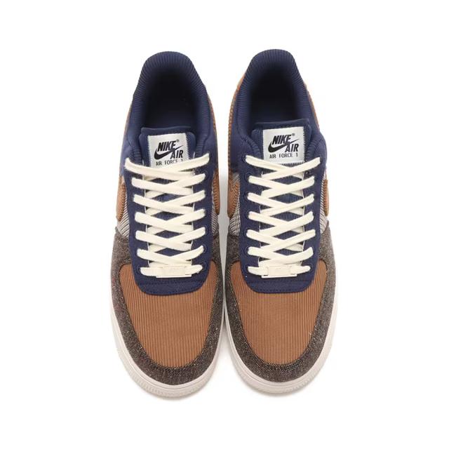 ナイキ NIKE エア フォース 1 '07 プレミアム [AIR FORCE 1 '07 PRM] ミッドナイトネイビー/ペールアイボリー/バロックブラウン FQ8744-410 ナイキジャパン正規品