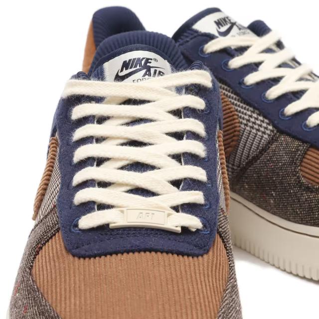ナイキ NIKE エア フォース 1 '07 プレミアム [AIR FORCE 1 '07 PRM] ミッドナイトネイビー/ペールアイボリー/バロックブラウン FQ8744-410 ナイキジャパン正規品