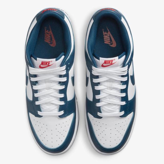 [ナイキ] ダンク ロー レトロ [DUNK LOW RETRO] ヴァレリアンブルー/ホワイト/ユニバーシティレッド/ヴァレリアンブルー DD1391-400