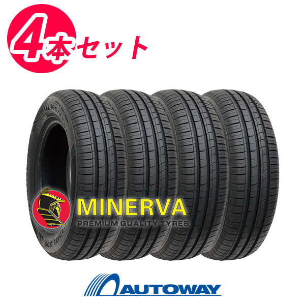 4本セット 185/60R16 サマータイヤ MINERVA ミネルバ 209 