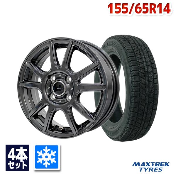 155/65R14 スタッドレスタイヤホイールセット MAXTREK マックストレック TREK M7 Plus スタッドレス 2026年製 26,260円