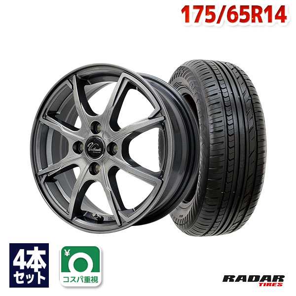 サマータイヤホイールセット レーダー Rivera Pro 2 175/65R14 86H ４本セット