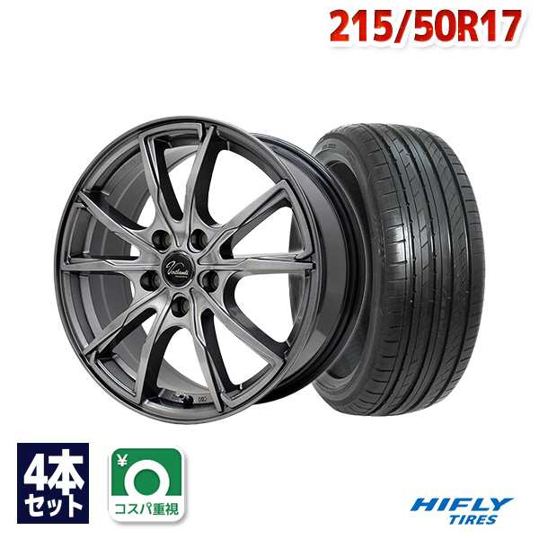 サマータイヤホイールセット ハイフライ HF805 215/50R17 95W ４本セット