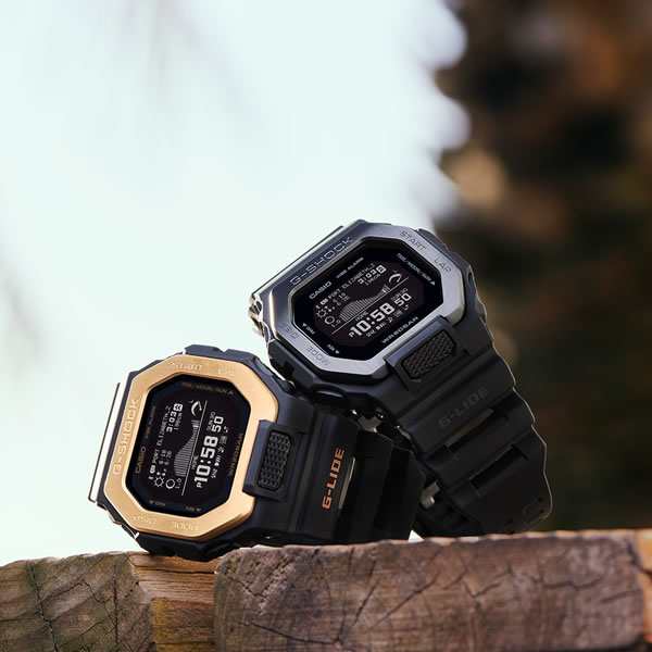 【国内正規品】CASIO カシオ 腕時計 GBX-100NS-1JF メンズ G-SHOCK ジーショック G-LIDE ジーライド Night Surfing ナイトサーフィン Blu