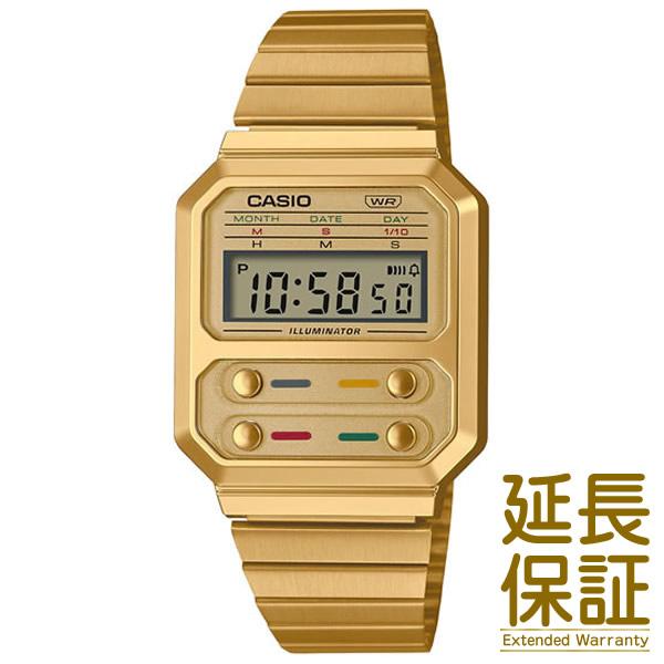 【メール便選択で送料無料】【箱なし】CASIO カシオ 腕時計 海外モデル A100WEG-9A メンズ レディース ユニセックス STANDARD スタンダード チープカシオ チプカシの通販は