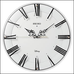 【正規品】SEIKO セイコー クロック FS506W 電波時計 掛時計 大人ディズニー Disney ミッキーマウス ミニーマウス