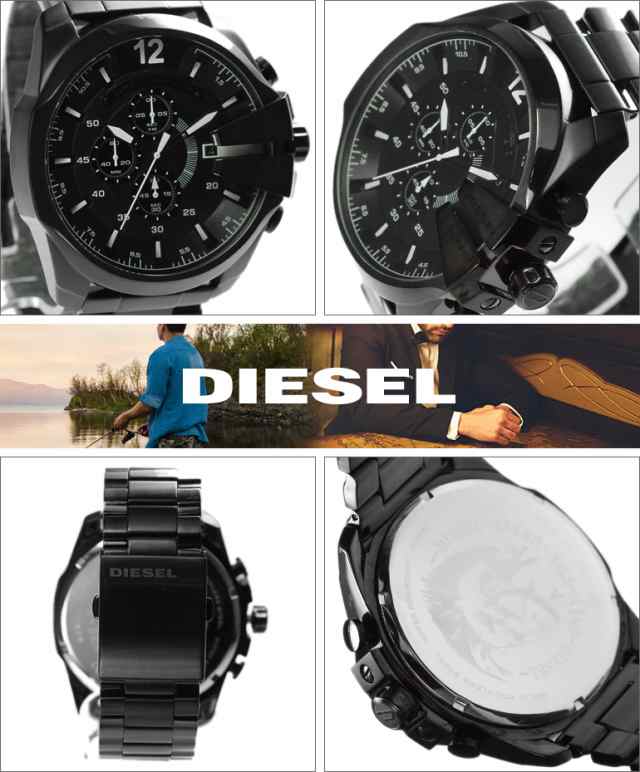DIESEL ディーゼル 腕時計 DZ4283 メンズ MEGA CHIEF メガチーフの通販 ...