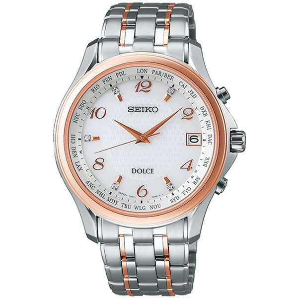 正規品 Seiko セイコー 腕時計 Sadz4 メンズ Dolce Exceline ドルチェ エクセリーヌ ソーラー電波 レディースはswcw164 の通販はau Wowma Change