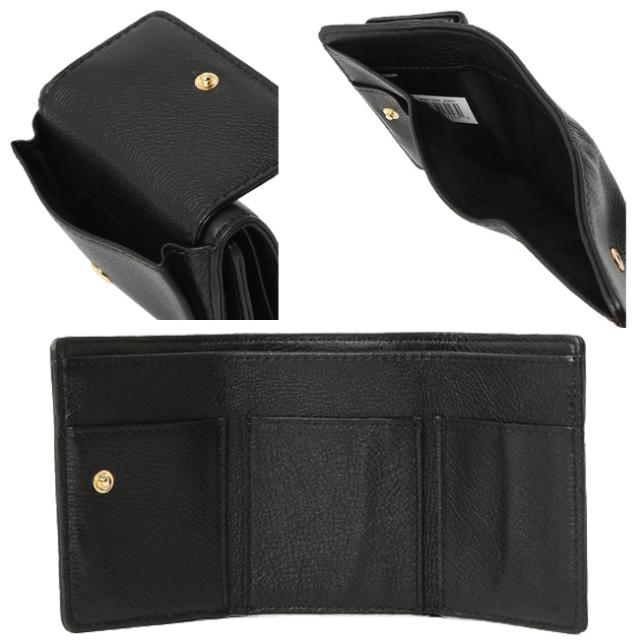 【新品】 マークバイマークジェイコブス 三つ折財布 トゥー ホット トゥー ハンドル ニュー ショート ブラック M0001208C_2
