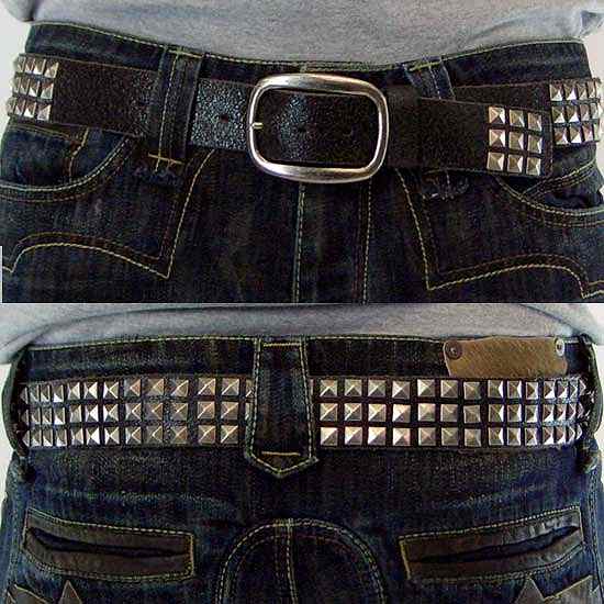 【新品】 ANTIK DENIM アンティークデニム ピラミッドスポッス ヴィンテージ ベルト_2