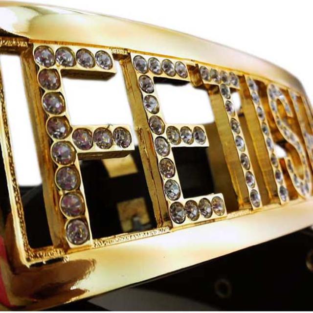 新品】 フェティッシュ ベルト ラインストーン 1.ゴールド 2.シルバー