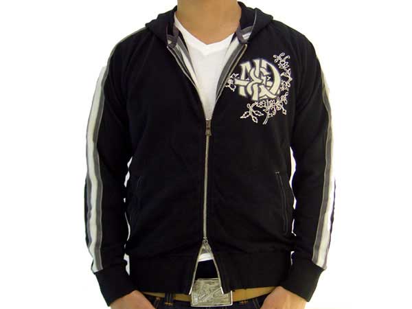 【新品】 NICKEL&DIME ニッケル＆ダイム ジュッビーノ シー カップッチョ+ジップ フェルパ エラスタ ブラック