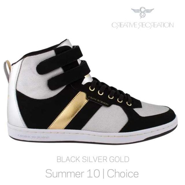 アウトレット【新品】 ★クリエイティブレクリエーション Creative Recreation Dicoco ブラック/シルバー/ゴールド 【