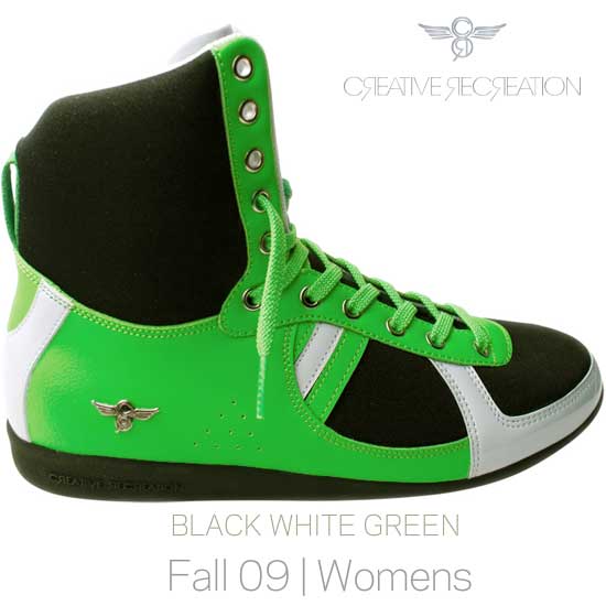 アウトレット【新品】 ★Creative Recreation クリエイティブレクリエーション GALOW HI WOMENS ブラック/ホワイト/グ