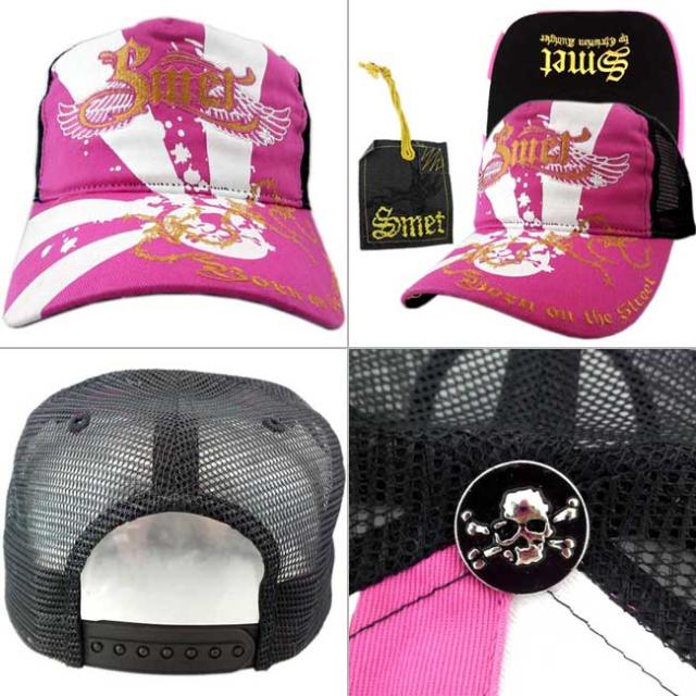 新品】 ☆SMET Hat Cap Specialty ZEN Fuschia スメット メッシュ