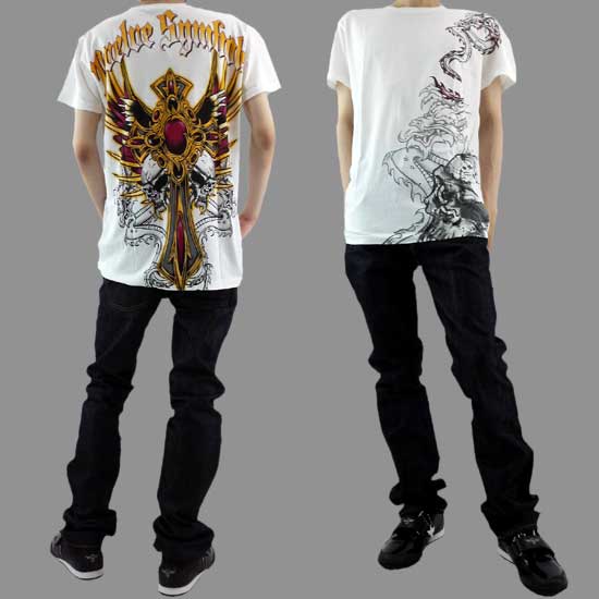 【新品】 【メール便対応】 【レビューを書いて送料無料】 Twelve Symbols トゥエルブ シンボルズ S/S Tシャツ フリーダム ファイター ホワイト 【TEE/半袖/タトゥー/スカル/セレブ愛用】 新品】 【メール便対応】 【レビューを書いて送料無料】 ☆Twelve