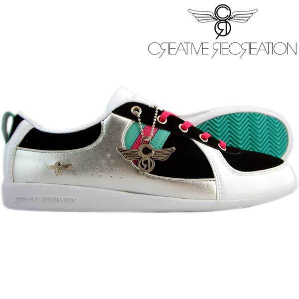 アウトレット【新品】 Creative Recreation クリエイティブレクリエーション ガロー ウィーメンズ ブラック/シルバー【Black】