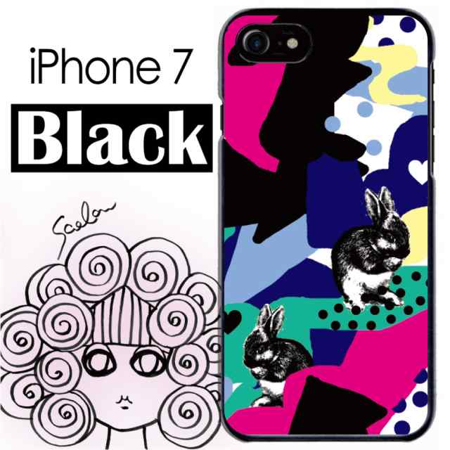 スカラー スマホケース スマホカバー Iphone7 ブラックタイプ アイフォン テクノうさぎ かわいい ファッションブランドの通販はau Pay マーケット スマホカバー Com
