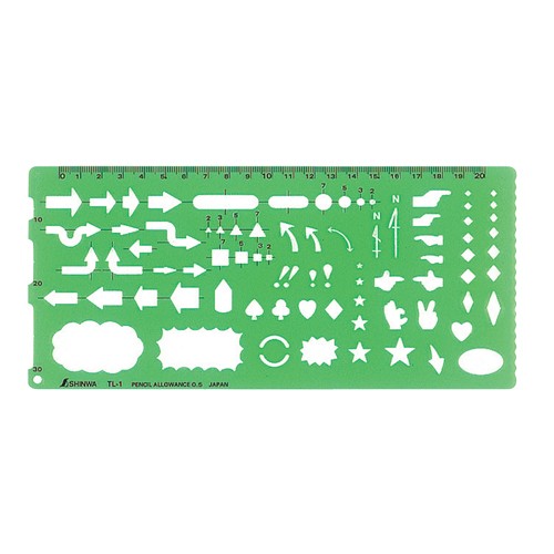 テンプレート定規 製図用テンプレート定規 シンワ テンプレート矢線記号定規 設計図専門家のために開発されたテンプレート の通販はau Pay マーケット Diy工具のホームセンターきらく