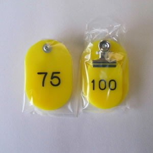 クラウン　親子札　51-100　黄　CR-OY100-Y【返品・交換・キャンセル不可】【イージャパンモール】の通販は