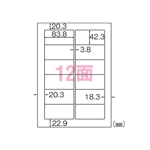 ヒサゴ　A4タック12面　SB861【返品・交換・キャンセル不可】【イージャパンモール】