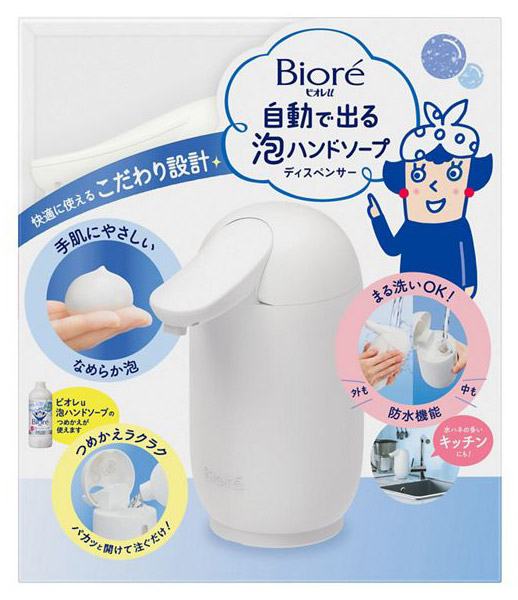 ★まとめ買い★　ビオレｕ　自動で出る泡ハンドソープディスペンサー　本体＋つめかえ用　４３０ｍｌ　×4個【イージャパンモール】_2