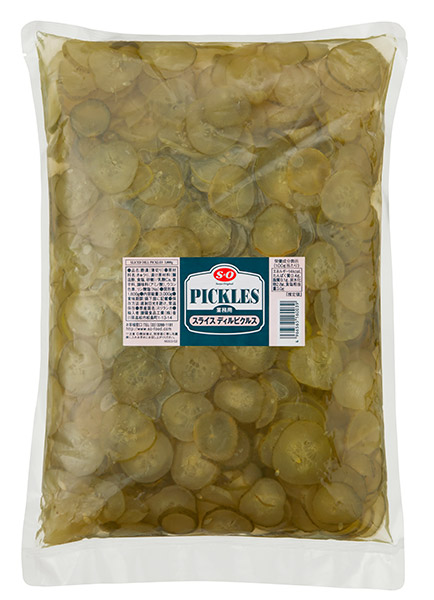 【貨物輸送無料】★まとめ買い★ Ｓ＝Ｏ スライスディルピクルス  3kg ×4個【イージャパンモール】
