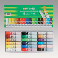 ★まとめ買い★サクラクレパス　マット水彩18色12mlポリチューブ入　MW18PE　×5個【返品・交換・キャンセル不可】...