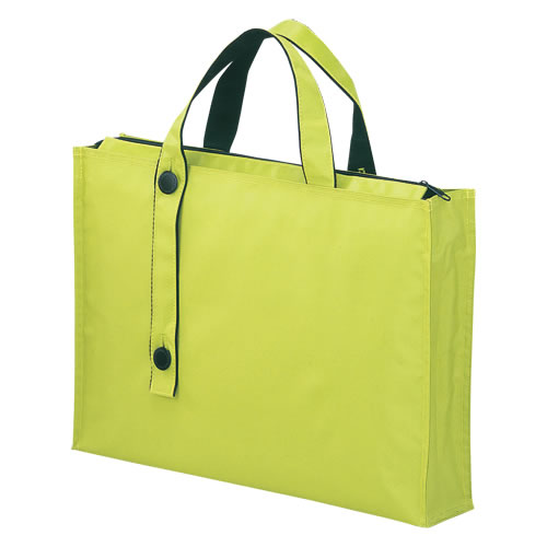★まとめ買い★リヒトラブ　キャリングバッグ　ワイド　黄緑　A-7651-6　×6個【返品・交換・キャンセル不可】【イージ...